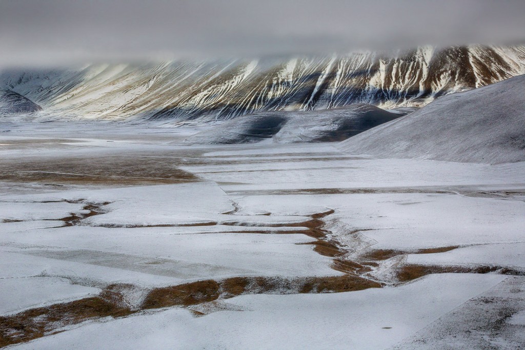  Pian Grande, inverno. Monti Sibillini.