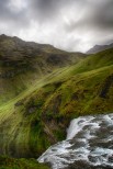 Skogafoss dall'alto.